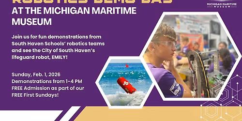 Robotics Demo Day at the Michigan Maritime Museum