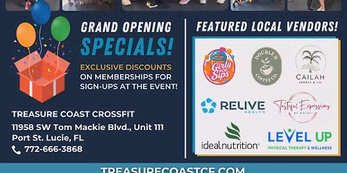 Treasure Coast CrossFit grand opening party