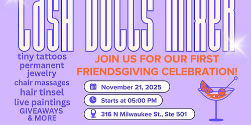 LASH DOLLS FRIENDSGIVING MIXER