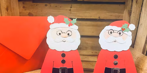 Sitting Santa \ud83c\udf85 Christmas Cards