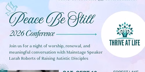 Peace Be Still Conference — Forest Lake Church Connect2Serve