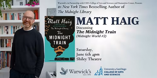 Matt Haig discussing THE MIDNIGHT TRAIN