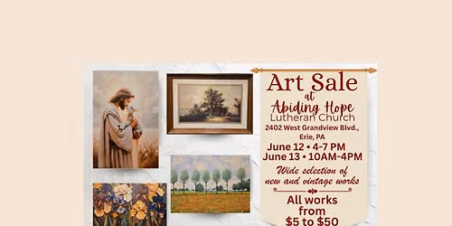 Art Sale at Abiding Hope