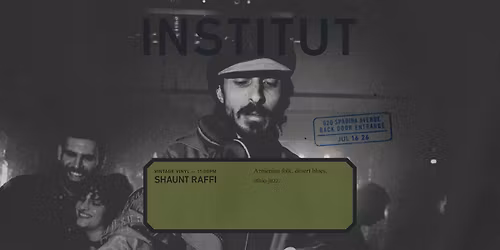 INSTITUT 012 | vintage vinyl |SHAUNT RAFFI