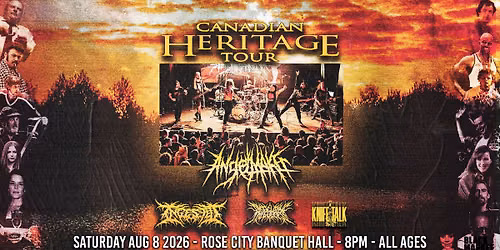Angelmaker \/ Ingested \/ Disfiguring The Goddess \/ Knife Talk @ RCBH