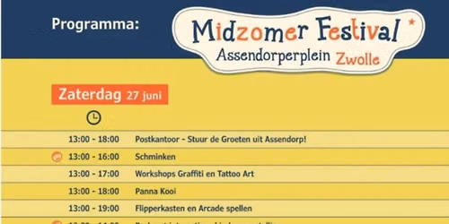 Optreden Assendorperplein Zwolle