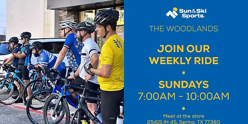 The Woodlands Sunday Ride Crew: Roll Out With Us \ud83d\udeb4\u200d\u2642\ufe0f