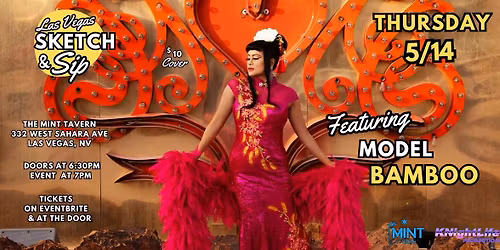 Las Vegas Sketch & Sip with Live Modeling by BAMBOO!