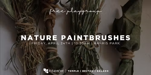 FREE PLAYGROUP | nature paintbrushes