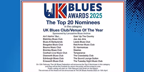 Leeds Blues Club Christmas Party with Emma Wilson and John Montana