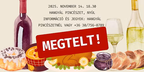 Hangy\u00e1l Libabor - Gourmet libavacsora \u00e9s \u00fajbor \u00fcnnep