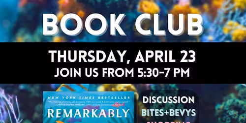 Book Club Party \/ Remarkably Bright Creatures Discussion + *Optional* Bevys @ Poor Phils in Oak Park