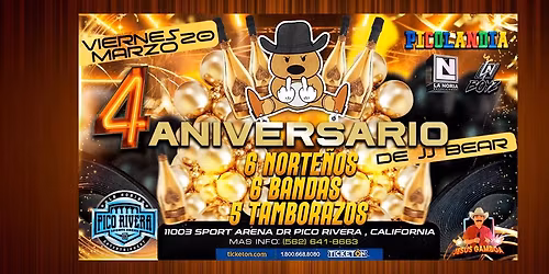 4TO ANIVERSARIO DE JJ BEAR