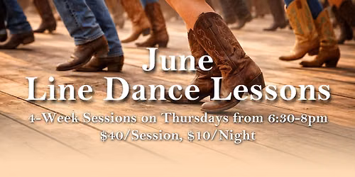 Line Dance Lessons June Session Week 2