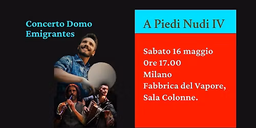 Concerto Siciliano dal vivo a Milano | Festival  A Piedi Nudi IV