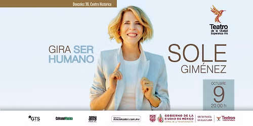 Sole GIm\u00e9nez en el Teatro de la Ciudad