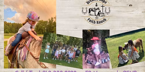 Tiny Tots Equestrian Camp - May 30