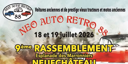 Rassemblement de v\u00e9hicules anciens et de prestige