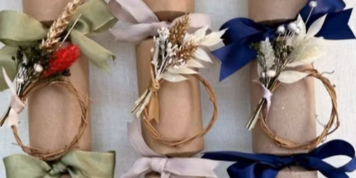 Luxury Christmas Cracker Making Workshop