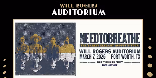 Parking NEEDTOBREATHE