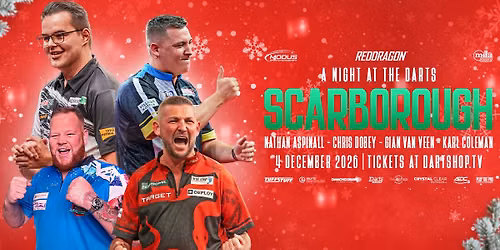 A night at the darts - Scarborough 2026