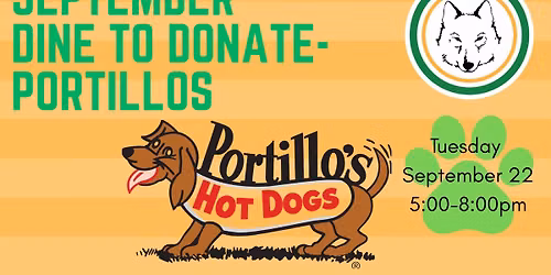 2026-2027 September Dine to Donate for Washington- Portillo's