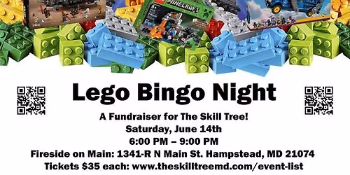 2026 Lego Bingo Fundraiser From the Skill Tree