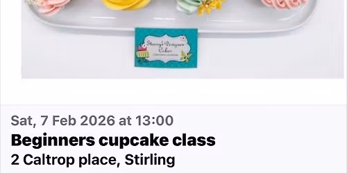 Beginners cupcake class