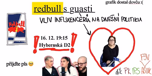 RedBull s akademikem - vliv influencer\u016f na dne\u0161n\u00ed politiku