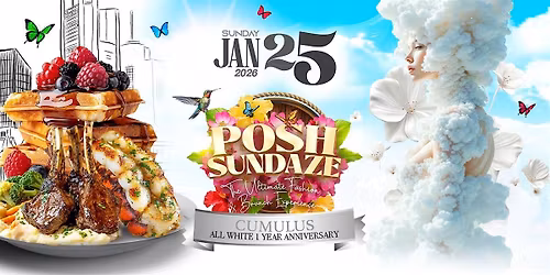 POSH SUNDAZE CUMULUS ALL WHITE
