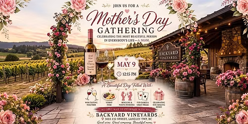 Mother\u2019s Day Winery Gathering: Wine, Games & Great Vibes