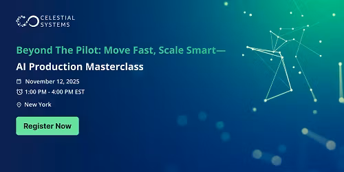 *IN-PERSON* Beyond the Pilot - AI Production Masterclass