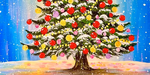 Norfolk Paint Parties "Oh Christmas Tree"