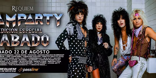 S\u00e1b 22 | \ud83c\udfb8 GLAM & HARD ROCK PARTY \ud83c\udfb8 ESPECIAL S\u00c1BADO \ud83d\udd25 \u00a1VOLVIERON LOS 80\u2019s!