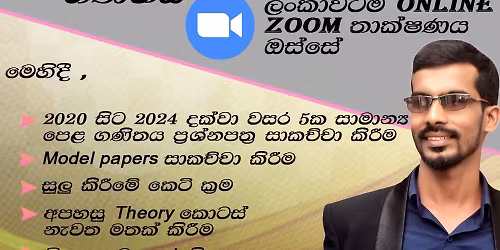 Maths online paper class