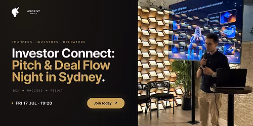 Investor Connect: Pitch & Deal Flow Night | Sydney
