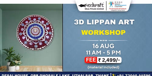 3D Lippan Art Workshop
