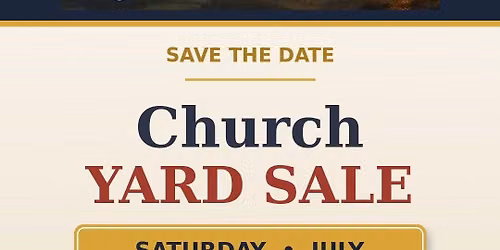 Church Yard Sale