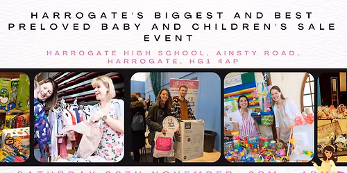 Harrogate Mum2mum Sale Event - The biggest and best baby and children's preloved sale!