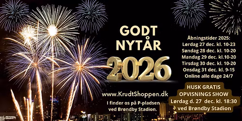 Gratis Demo Nyt\u00e5rsshow, L\u00f8rdag d. 27. Dec. Ved Br\u00f8ndby Stadion