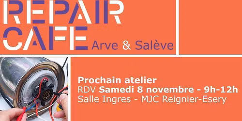 Atelier REPAIR CAFE Arve & Sal\u00e8ve