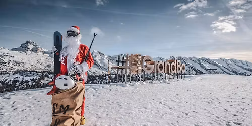 Le selfie du P\u00e8re No\u00ebl sur les pistes