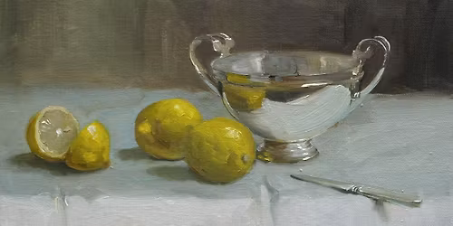 Demonstration of how to paint a still life with Nicky Philipps