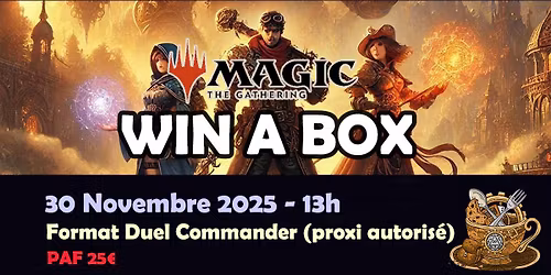 Duel Commander : Win a Box (Magic) - proxy autorisé