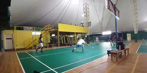 Ladies only doubles badminton 