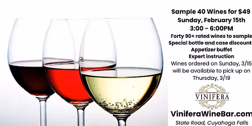 Vinifera's February Wine Show