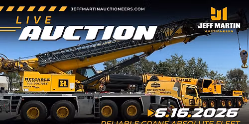RELIABLE CRANE ABSOLUTE FLEET REALIGNMENT AUCTION