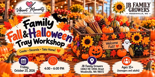 Family Fall and Halloween Tray Workshop