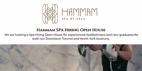 Luxury Spa Hiring Event \u2013  Aestheticians