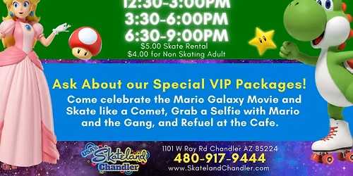 \ud83c\udf0c\u2b50\ud83c\udf44 Mario Galaxy Glow Skate \ud83c\udf44\u2b50\ud83c\udf0c